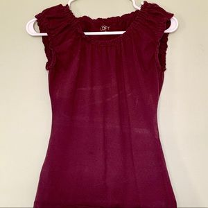 Maroon blouse
